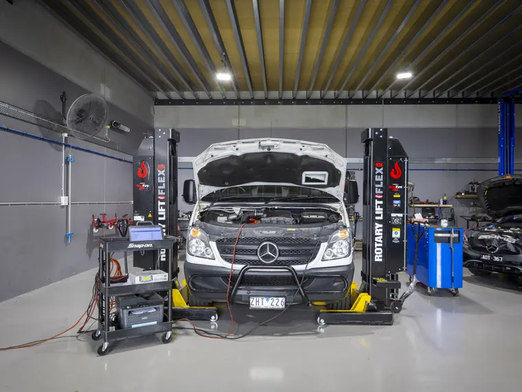 Fleet vehicles serviced in the StarTech Prestige bays