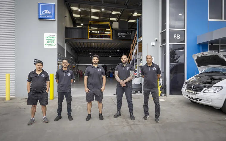 The StarTech Prestige team at the Cranbourne West workshop